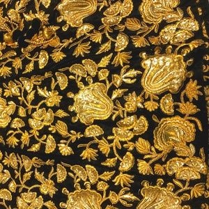 Beautiful Lehenga/choli outfit - Gold and Navy